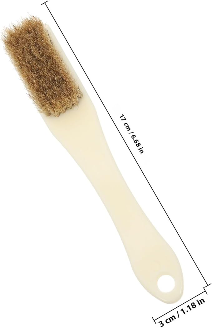VICASKY 6pcs Mini Hard Bristle Crevice Cleaning Brushes Small Scrub Brushes for Tight Spaces Grout Tile Floors Kitchen Bathroom Household Cleaning Tools