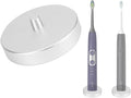 Silver Electric Toothbrush Holder for Bathroom, Stainless Steel Freestanding Brush Holder, Compatible with Philips Sonicare Protective Clean 5100, 4100, 5300, 6500, 6100, New Philips 1100, 2100