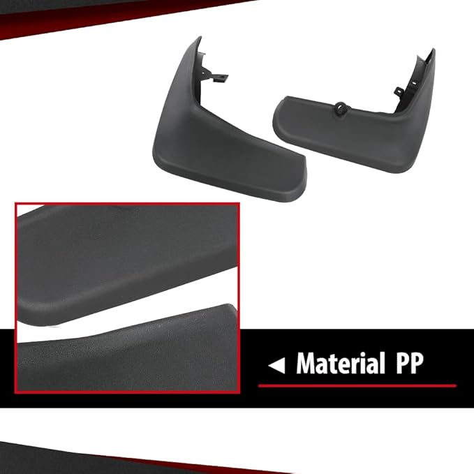 Mud Flaps Splash Guard Mudguard 4PCS Compatible with LR Range Rover Sport L320 All Engine First Generation 2006-2013 Black