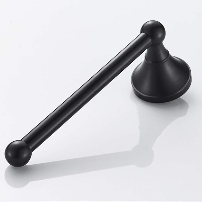 Flybath Toilet Paper Holder Without Cover Brass Bathroom Tissue Roll Bar Wall Mounted, 20 cm / 7.87 inches, Oil Rubbed Bronze