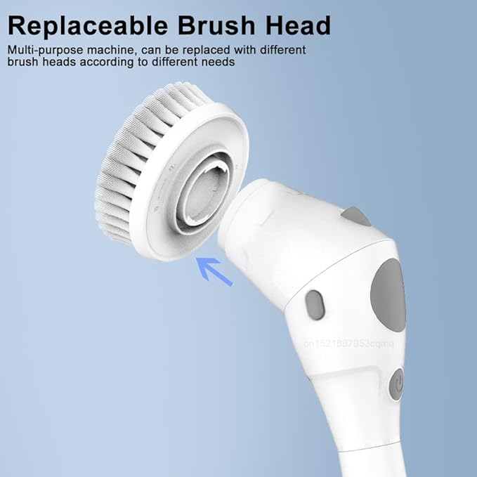 Electric Cleaning Brush 8 in 1 Multifunctional Household Wireless Rotatable Cleaning Brush for Bathroom Kitchen Windows Toilet