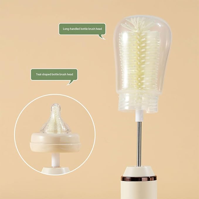 360 Whirling Electric Bottle Landscape Architect Pace Motor Ergonomic Grip 12Inch Flexible Rod USB Create Sports Car Backpacking Office Use Efficiency Electric Kitchen Brush