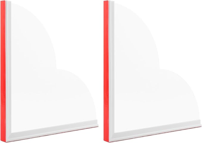 2 Pack Shower Splash Guard, Shower Corner Water Guard Bathtub Water Splash Guards to Keep Water in Tub Waterproof Self-Adhesive Shower Corner Silicone Clear Shower Blocker for Washbasin, Tubs, Sinks