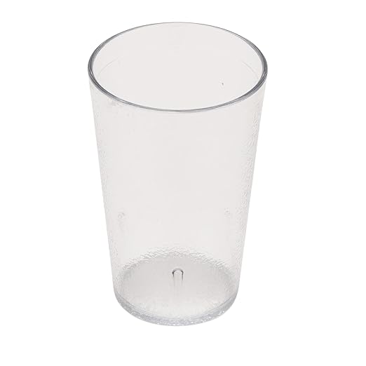 GET Unbreakable Stackable Restaurant Plastic Tumbler/Cup (Set of 12) 9.5 Ounce Clear | For Restaurants and Home, Dishwasher Safe, BPA Free