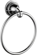 Delta Linden (1-Pack) Hand Towel Holder Polished Chrome Towel Racks for Bathroom Wall Round Towel Ring Holder for Bath Towel Hanger for Kitchen, Bathroom Accessories 79446