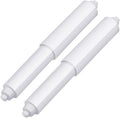 Shappy 2 Pcs Universal Toilet Paper Holder Replacement Rod Spring Loaded Plastic Retractable Paper Replacement Rod Toilet Tissue Roll Holder Insert for Bathroom Home Fixture Accessories(White)