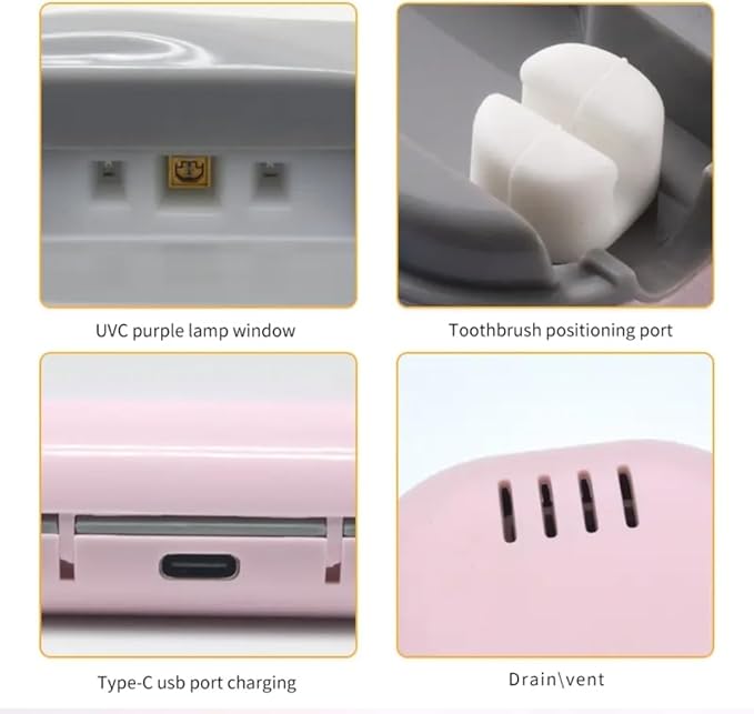 Sky Blue SSR UV Portable Toothbrush Holder