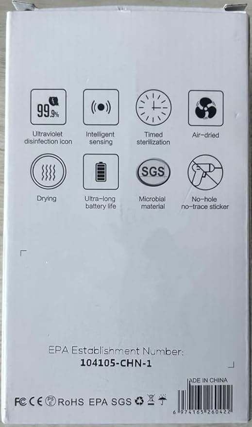 Toothbrush Cleaner & Toothbrush Holder, Cleaning and Air Drying, LED Smart Screen, Rechargeable Wall Mount Toothbrush Holder for Bathrooms
