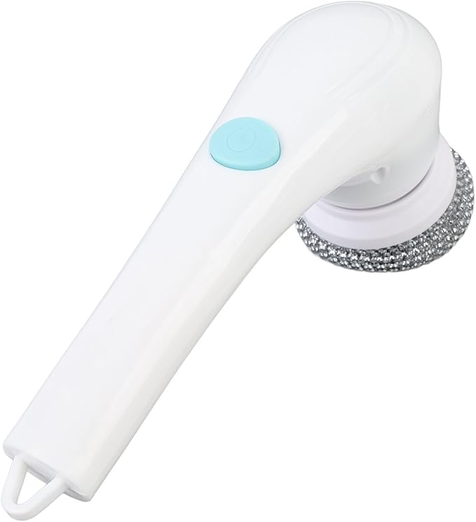 Electric Spin Scrubber Cordless USB Charging Portable Multifunctional Power Cleaning Brush Kitchen Stove