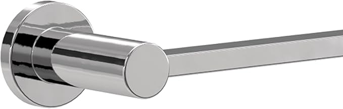 Franklin Brass Kildare 3-Piece Bathroom Set Polished Chrome 18" + 6" Towel Rack, Toilet Paper Holder/Hand Towel Holder, Hook | 3-Piece Bath Hardware Accessories Set KLD63-PC