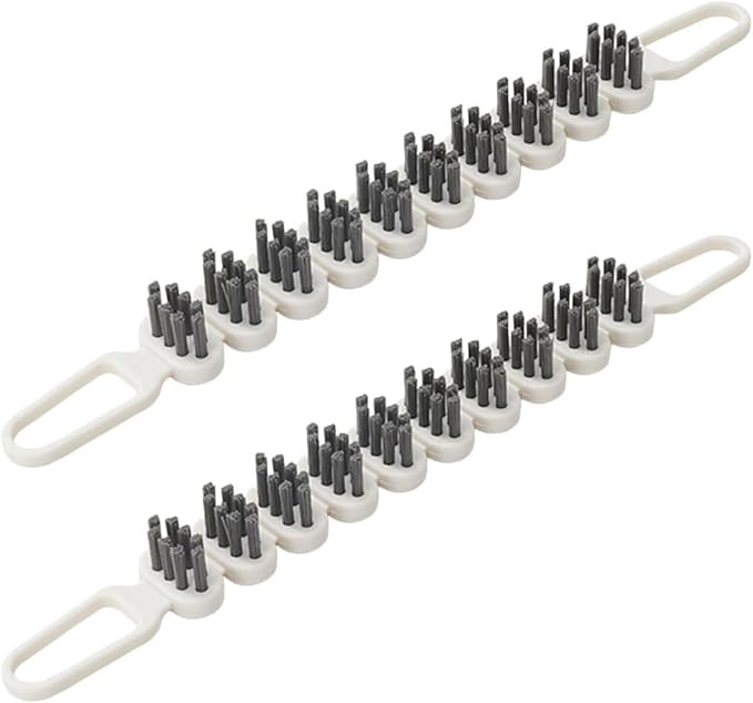 Bendable Cleaning Brush Double End Small Crevice Brush Flexible Kitchen Cleaning Tool 2pcs for Narrow Gaps and Hard-to-Reach Areas