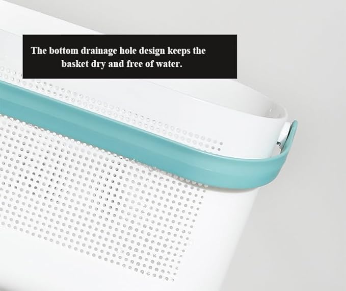 Plastic Shower Caddy with One Handle, Shower Caddy Organizer Tote Portable Organizer Storage Basket for College Dorm, Bathroom, Kitchen 11.5 * 7.5 * 7in, Green