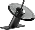 Bathroom Faucet Black Glass Spout Waterfall Single Handle One Hole Bath Sink Faucet Vanity Lavatory Basin Mixer Tap with Cover Plate Deck Mount Commercial