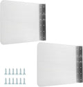 QWORK 304 Stainless Steel Splash Guard Set, Rustproof, Wear-Resistant, Quick Installation, Rounded Design for Safety