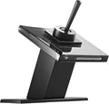 Black Bathroom Sink Faucet Glass Spout Waterfall Single Handle 1or 3 Hole Bath Sink Lavatory Faucet Vanity Basin Mixer Tap with Cover Plate Deck Mount Commercial