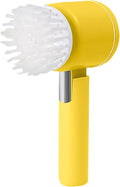 Electric Spin Scrubber,Cordless Rechargeable Shower Scrubber with 3 Replaceable Cleaning Brush Heads for Bathroom/Kitchen/Floor/Tile,C