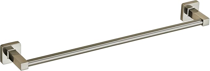Bathroom Wall Mounted Towel Rack,18 Inch Brushed Nickel Towel Bar with Stainless Rack and Hand Towel Holder, Shower and Bath Towel Racks for Bathroom Wall(Total Length 20-Inch)