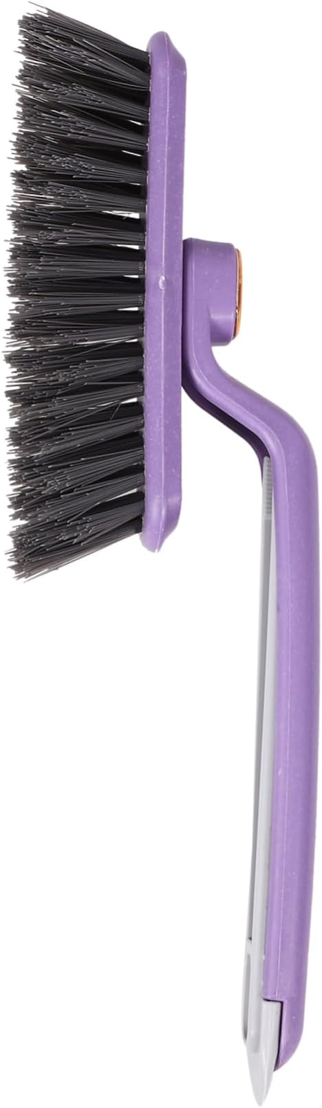 FRCOLOR Ergonomic Handle Rotating Cleaning Brush Deep Gap Scrub Brush for Window Grooves Door Jamb Countertops Sink Stove Bathroom Tile Grout Easy to Use