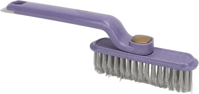 Grout Brush, 3pcs Deep Cleaning Cleaning Brush V Shaped with Clips for Shower Bathroom Kitchen Household