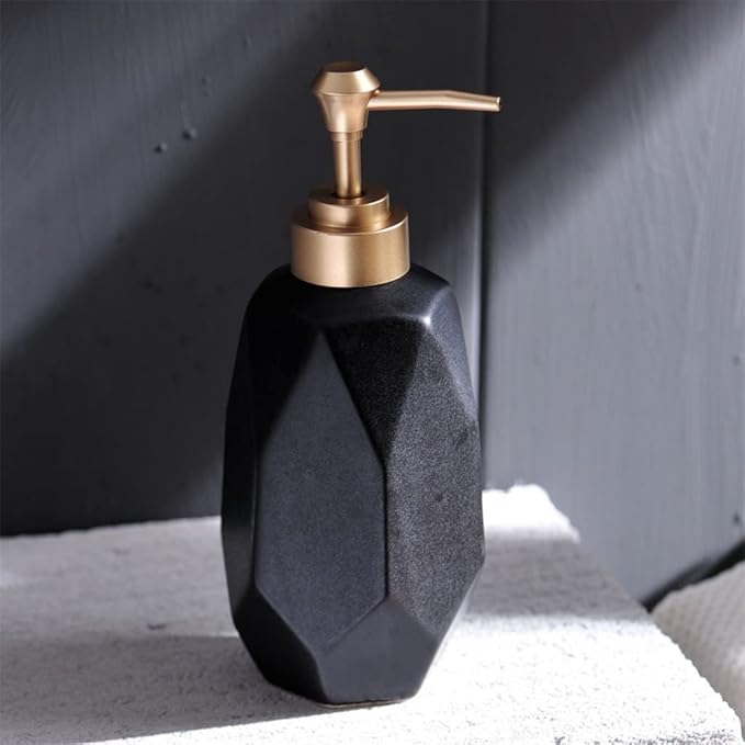 Ceramic Bathroom Accessory Sets Decoration Mouthwash Cup Toothbrush Holder Shampoo Dispenser Toilet Shower Organizer