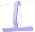 dancemoon JustHang Shower Squeegee for Glass Doors, All-One-Piece Silicone with Built-in Hook Design for Easy Hanging, Household Window Mirror Squeegee for Bathroom, Glass, Kitchen, Tile Wall, Car