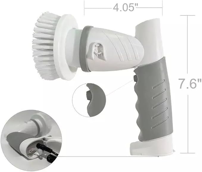 Ivory.Best Versatile Electric Cleaning Brush (Green 4)