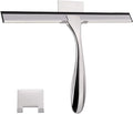 12 Inch Shower Squeegee for Shower Doors, All-Purpose Window Squeegee for Bathroom, Mirrors, Tiles and Car Windows with 2 Hooks