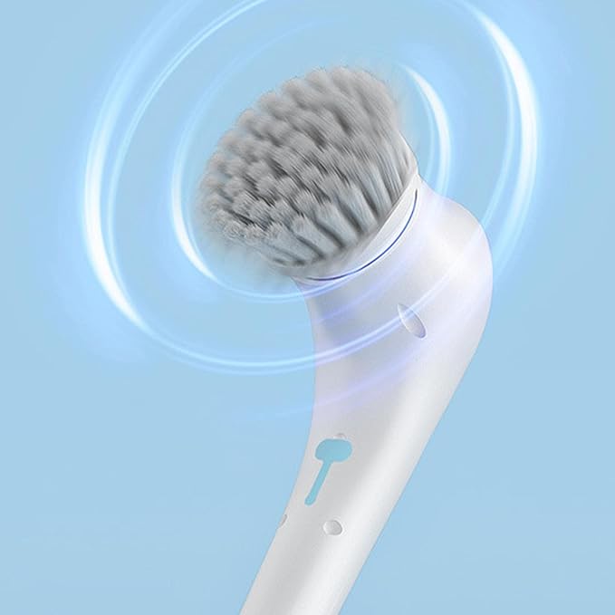 Electric Scrubber, Rechargeable Electric Cleaning Brush with 5 Brush Heads, Electric Scrubber Brush Cleaning Tools, Household Cleaning Brushes for Bathroom Wall Tiles Floor Bathtub Kitchen