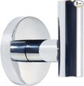TUNNY 3 Pack Round Bathroom Towel Hooks - Chrome Robe & Coat Hooks for Bathroom & Bedroom
