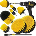Drill Brush Accessories Set, Extension Accessories, Bathroom Multi-Purpose Automotive Details, Carpet, Tiles, Kitchen Sink Corner (8PCS-1)