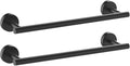 Newfun 16 Inch Matte Black Bathroom Towel Bar,2Pcs Towel Racks for Bathroom Rod Classic SUS304 Stainless Steel Bathroom Towel Holder Wall Mounted