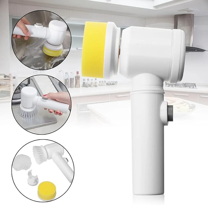 Portable Multi-Function Electric Cleaning Brush - Rechargable
