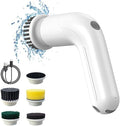 Electric Rotary Floor Scrubber, Cordless Electric Shower Floor Scrubber Handheld Cleaning Brush for Floors, Kitchen Easy to Use (A)