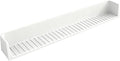 Bathtub Splash Guard for Tub Kids, Longer Silicone Water Splash Guard for Bathtub, Toy Holder Play Shelf for Bathtime，Silicone Tub Splash Guard Prevent Water Spills in Bathroom (Gray)