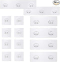 14pcs Shower Caddy Adhesive Replacement Shower Shelves Adhesive Strip Pad Shower Organizer Rack Sticker Replacement Bathroom Heavy Duty Strong Sticky Wall Adhesive
