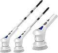 Electric Multifunctional Cleaning Brush Set for Home Use - Manual Powerful Cleaning Tool Kit (5-Piece Set) for Kitchen, Bathroom, Toilet and Floors.