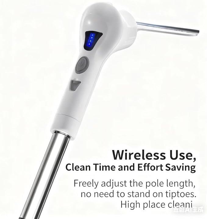 Electric Multifunctional Cleaning Brush Set for Home Use - Manual Powerful Cleaning Tool Kit (9-Piece Set) for Kitchen, Bathroom, Toilet and Floors.
