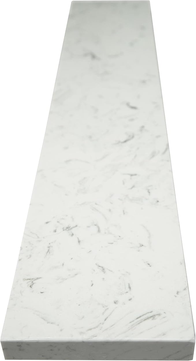 MSI Carrara Sky Vanity top Sidesplash 21"x4"