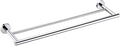 Miyili Double Towel Bar 24-Inch Stainless Steel Bathroom Towel Rack Holder Wall Mount Polished Finish, A01C60B