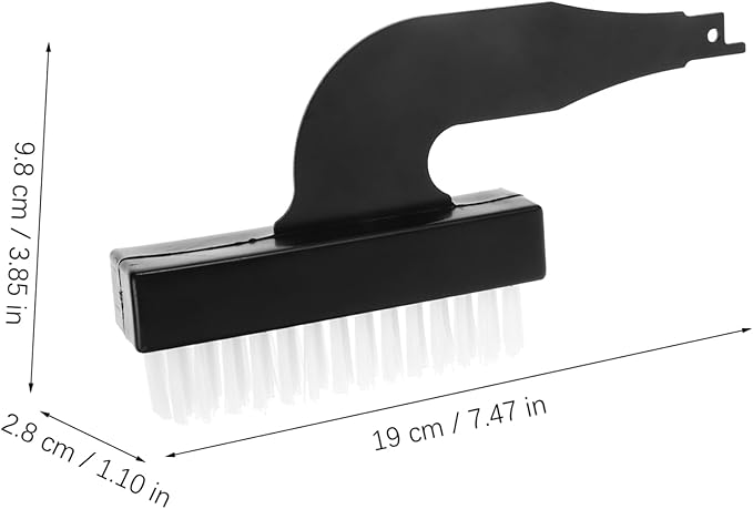 Rust Removal Nylon Brush Head Electric Saber Saw Attachment for Surface Cleaning Abrasive Tool for Tile Floor Mud Wall Putty High Hardness Rust Cleaner Compatible with