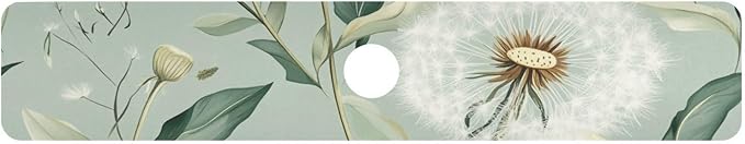 Sage Green Dandelions Kitchen Sink Splash Guard Faucet Mat Diatomite Absorbent Pad for Bathroom RV 30x5.4in 1PCS water