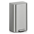 mVm 8 Gal Kitchen Trash Can, Step Trash Can with Lid, Smooth Edge Garbage Bin for Home Office (Tin)