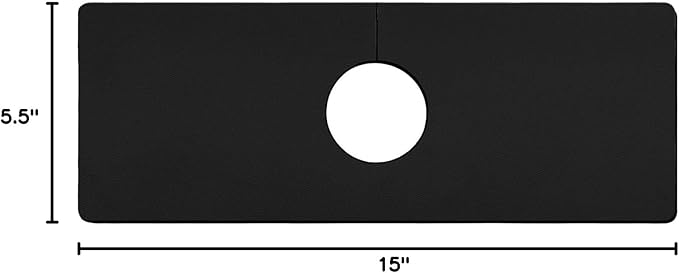 Kitchen Sink Splash Guard Faucet Mat -1 PC Super Absorbent Fast Drying Mat Sink Gadgets-Splash Guard Behind Faucet Drip Catcher for Kitchen(15" X 5.5" )
