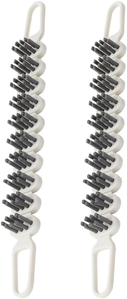 Uonlytech Bendable Multifunctional Cleaning Brush Flexible Crevice Tool for Narrow Gaps and Dead Corners 10.39In Soft Bristles for Household and Car Use