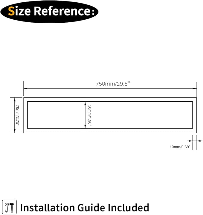 GERZWY Bathroom 30-Inch Towel Bar Stainless Steel Bath Towel Bar Modern Style Wall Mount Brushed Finish HG17702-LS