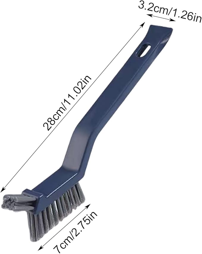 Crevice Cleaning Tool, Multi Purpose Grout, Brush Cleaner with Stiff Bristles, Bathroom Scrubber with Flexible Design, Cleaning Tools for Household Use, Kitchen Bathroom Vehicle Faucets