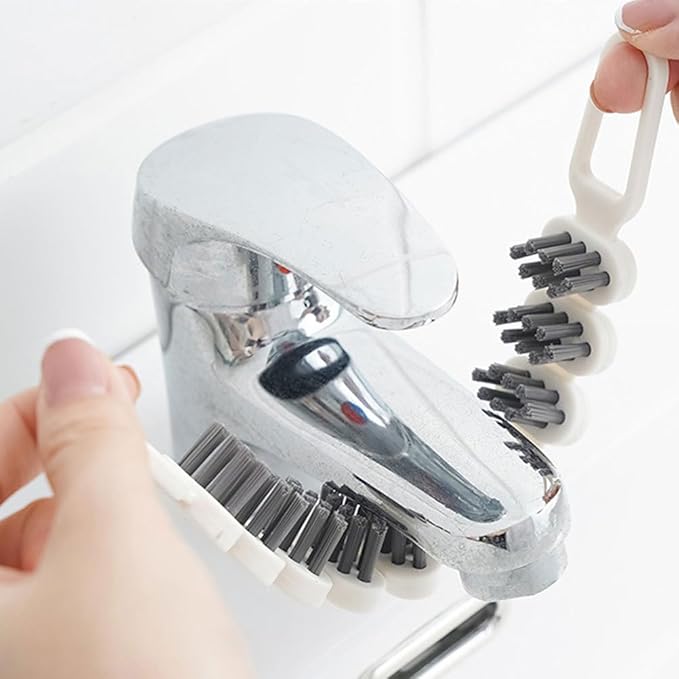 Uonlytech Bendable Multifunctional Cleaning Brush Flexible Crevice Tool for Narrow Gaps and Dead Corners 10.39In Soft Bristles for Household and Car Use