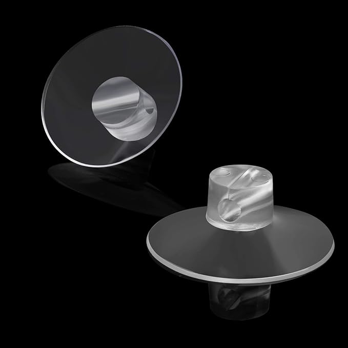 4 Pack Bathroom Shower Caddy Connectors Suction Cups, Heavy Strength Clear Suction Cups Compatible with Zenna Home, Simple Houseware, GeekDigg, Plumboss, Splash Home