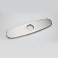 Faucet Cover Plate, Stainless Steel Deck Plate for Kitchen Sink Faucet Single Hole or Bathroom Faucet 1-3 Hole Faucet Hole Cover Round 10 Inch (Brushed Nickel)