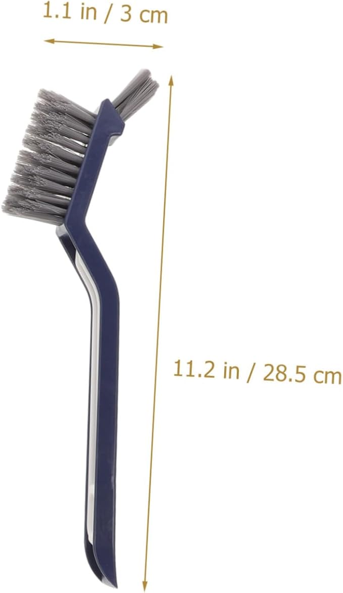 BESTYASH 6pcs Bathroom Cleaning Brush with Tough Abs Bristles for Shower Floor Tile Grout and Tight Spaces Scrub Brushes for Area Cleaning in Toilet Kitchen and Laundry